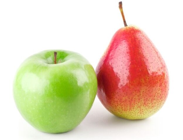 apple ug pear alang sa dukan diet