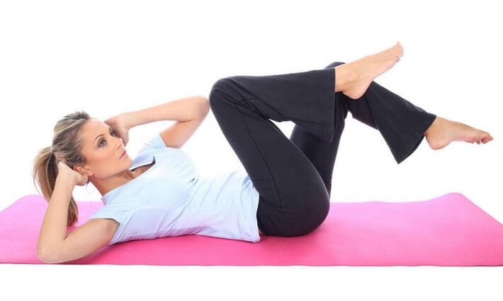 oblique crunch ehersisyo alang sa gibug-aton sa pagkawala