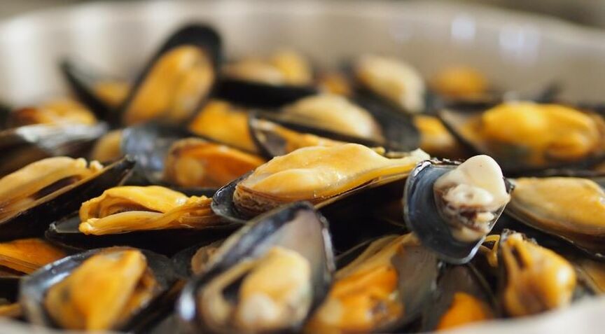 mussels sa usa ka protina nga pagkaon
